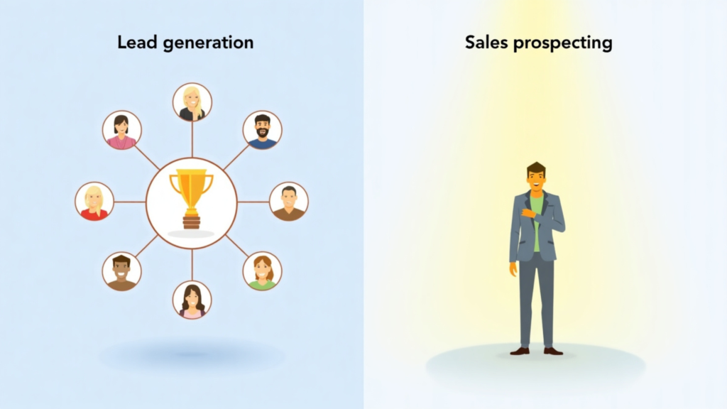 lead generation vs prospecting